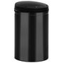 Voir la diapositive 2 : VIDAXL Poubelle a capteur automatique 30 L Acier au carbone Noir