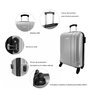 Voir la diapositive 4 : Degré Lot 3 valises rigides dont 1 valise cabine