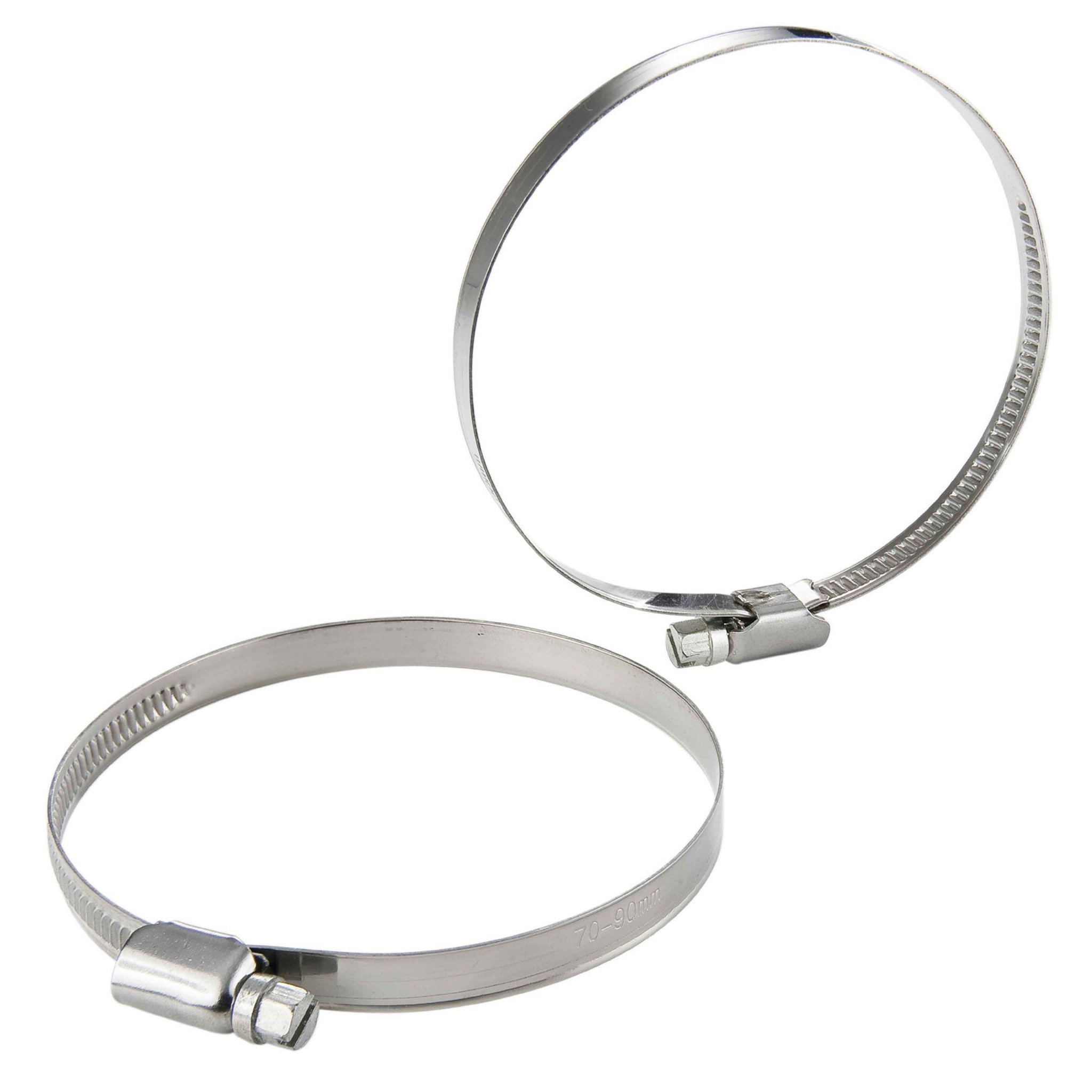Voir la diapositive 2 : Ribiland Collier de serrage inox 70 à 90 mm 2pcs