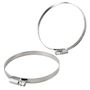 Voir la diapositive 2 : Ribiland Collier de serrage inox 70 à 90 mm 2pcs