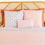 Voir la diapositive 4 : COTE DECO Housse de couette 240x220 VOLEA + 2 taies 100% coton adouci 57 fils/cm2