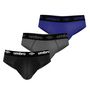 Voir la diapositive 1 : UMBRO Lot de 3 slips homme Uni
