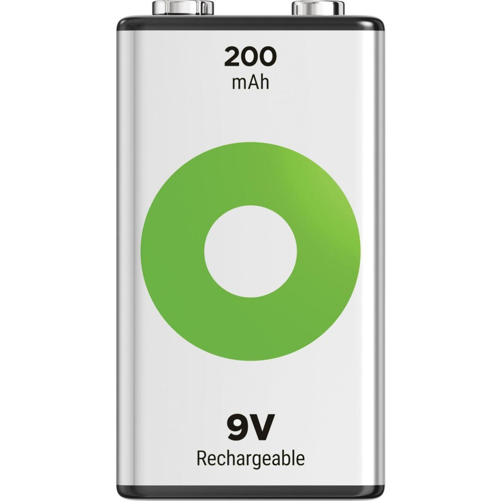 Voir la diapositive 2 : GP BATTERIES Pile rechargeable 9v recycko 1 pile 200mah