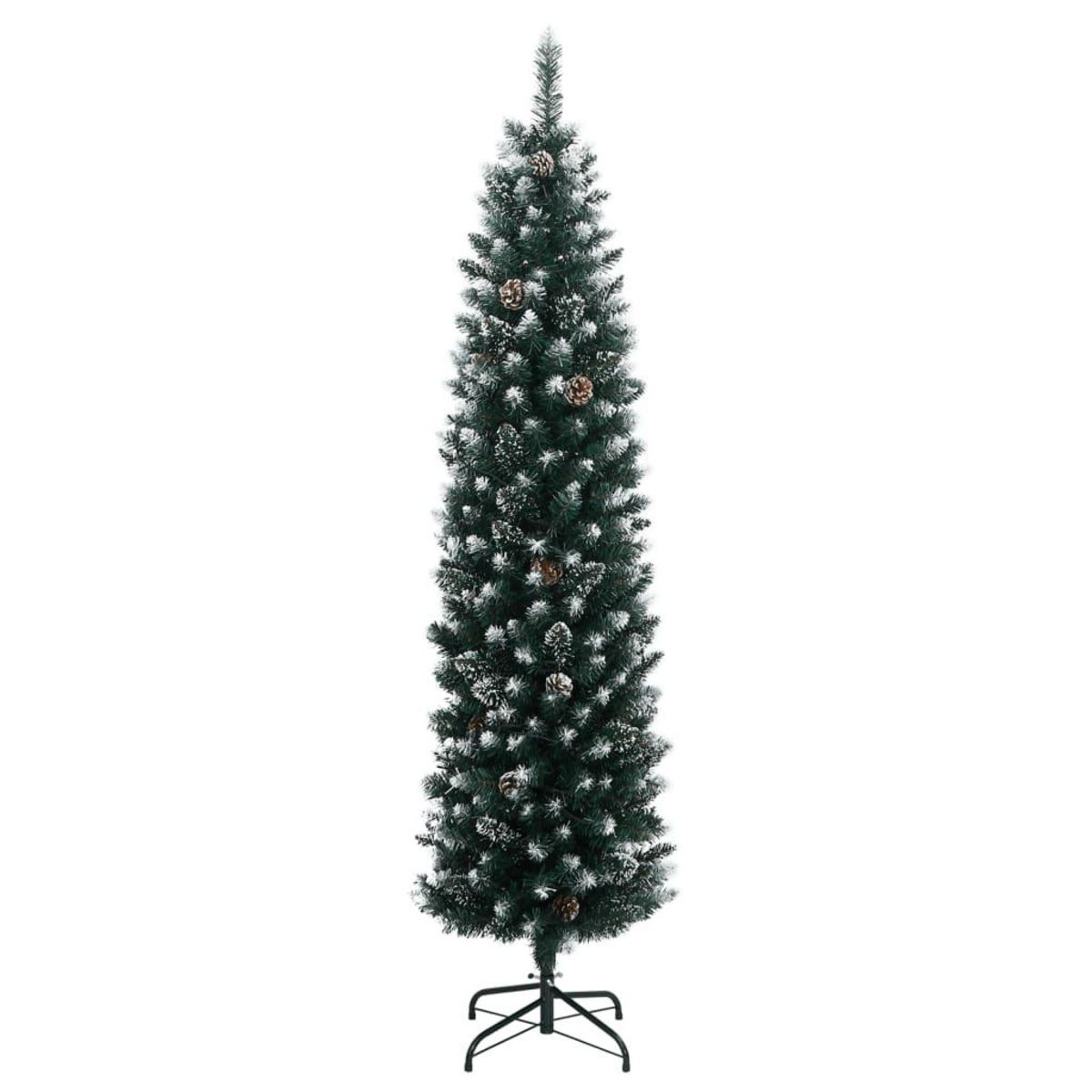 VIDAXL Sapin de Noël artificiel mince 300 LED 210 cm