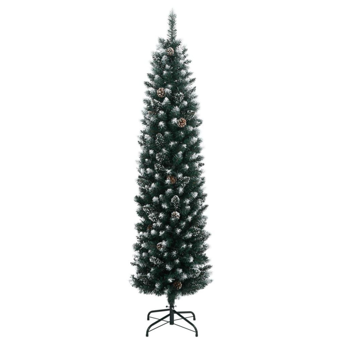 VIDAXL Sapin de Noël artificiel mince 300 LED 210 cm