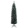 Voir la diapositive 2 : VIDAXL Sapin de Noël artificiel mince 300 LED 210 cm