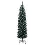 Voir la diapositive 2 : VIDAXL Sapin de Noël artificiel mince 300 LED 210 cm