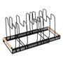 Voir la diapositive 1 : FIVE Rack Extensible  Poêles & Casseroles  58cm Noir