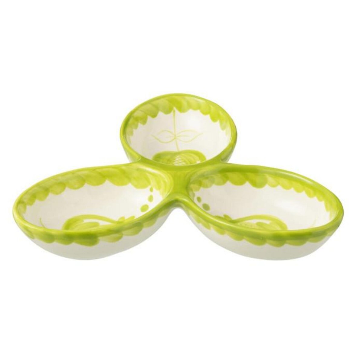 Paris Prix Service Apéritif en Céramique  Granada  24cm Vert