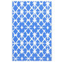 Voir la diapositive 2 : VIDAXL Tapis d'exterieur ARAKIL bleu et blanc 160x230 cm PP