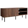 Voir la diapositive 3 : BEST MOBILIER Franco - meuble tv - effet bois - 2 portes et 2 niches - 150 cm