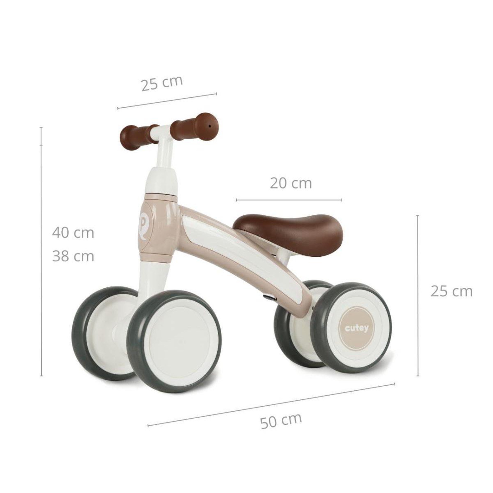 Voir la diapositive 3 : QPLAY Porteur  cutey rétro beige