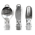 Paris Prix Couverts Pliables  Facile à Emporter  8cm Argent