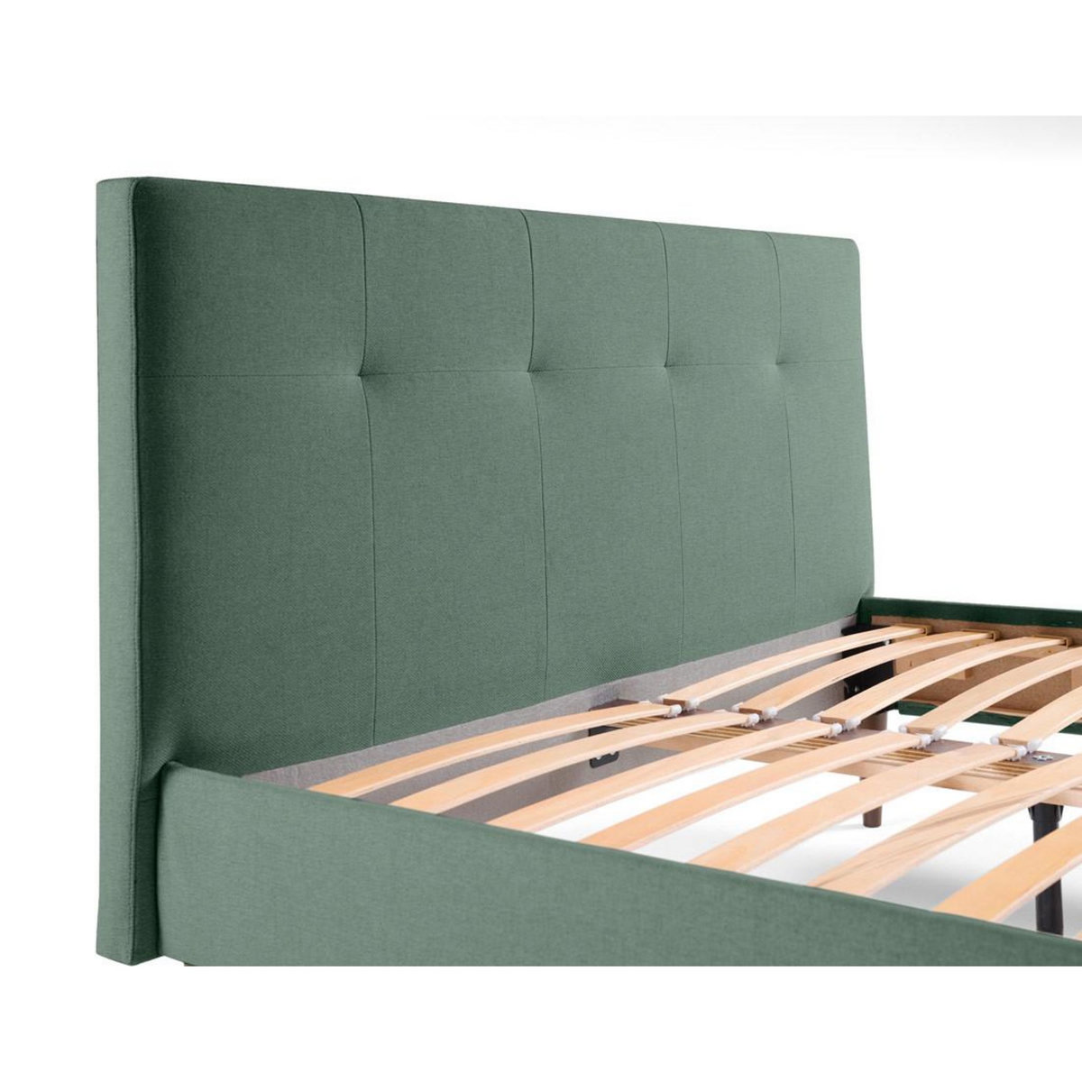 BEST MOBILIER Monet - lit - 160x200 - sommier inclus - en tissu