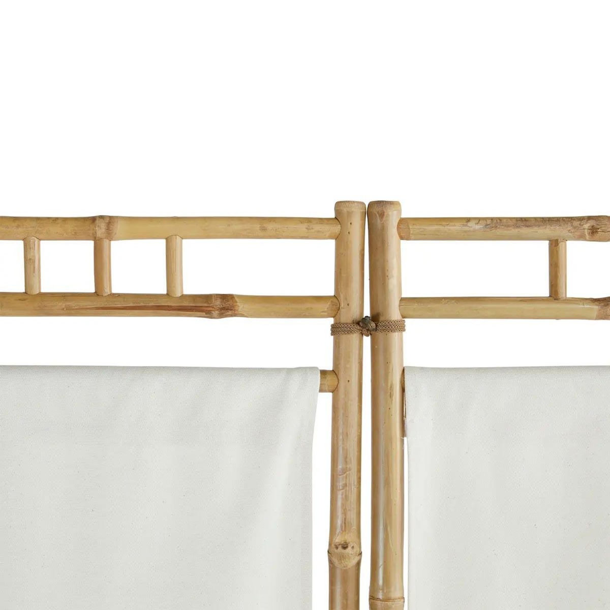 ATMOSPHERA Paravent en Bambou  Kael  135x170cm Blanc