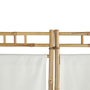 Voir la diapositive 2 : ATMOSPHERA Paravent en Bambou  Kael  135x170cm Blanc