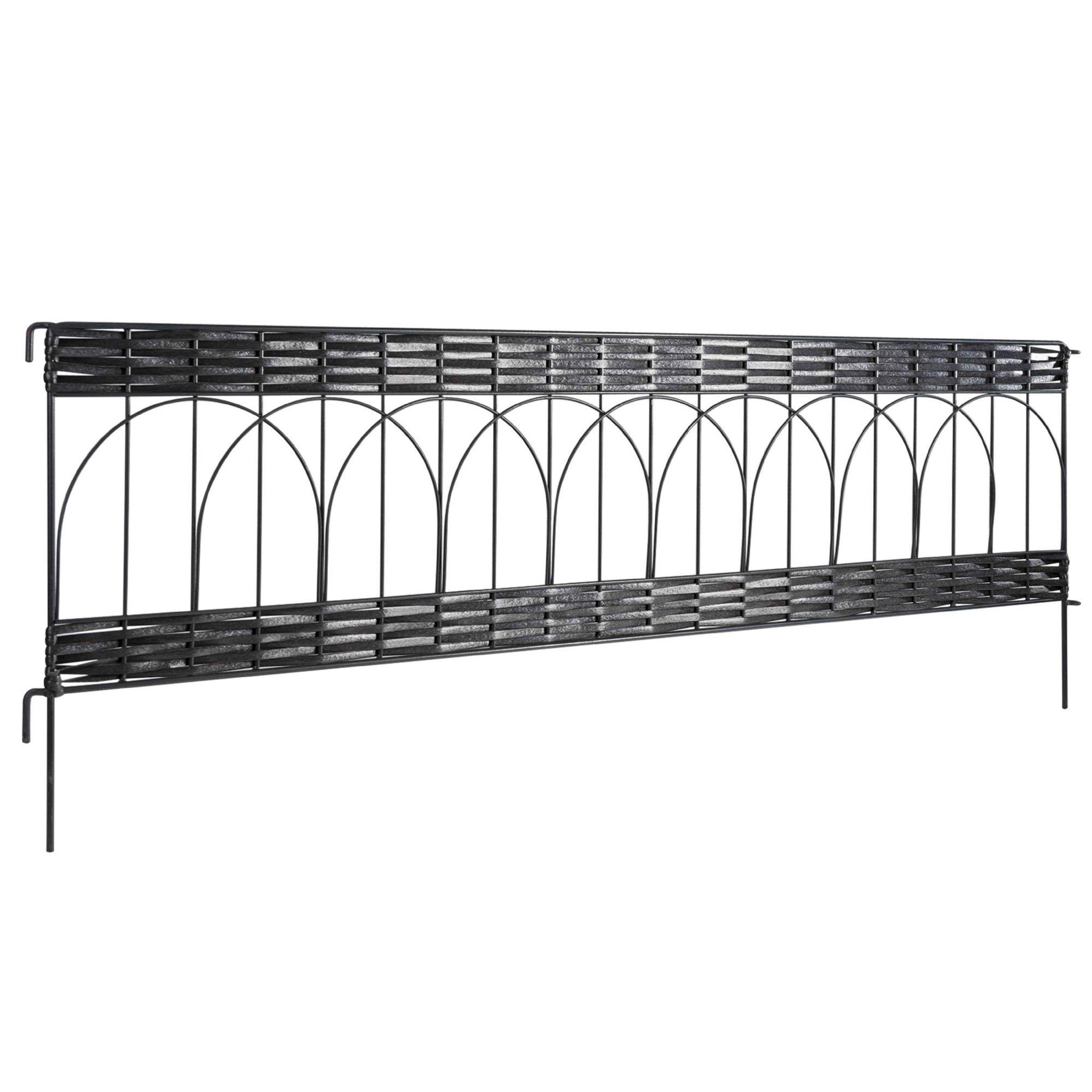 Voir la diapositive 1 : Windhager Bordure arche PVC & métal  1Mx34.5cm  Windhager