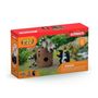 Voir la diapositive 4 : Schleich Coffret Jeux rigolos avec la noix, figurines animaux sauvages, Schleich 42596 Wild Life, Pour enfant des 3 ans
