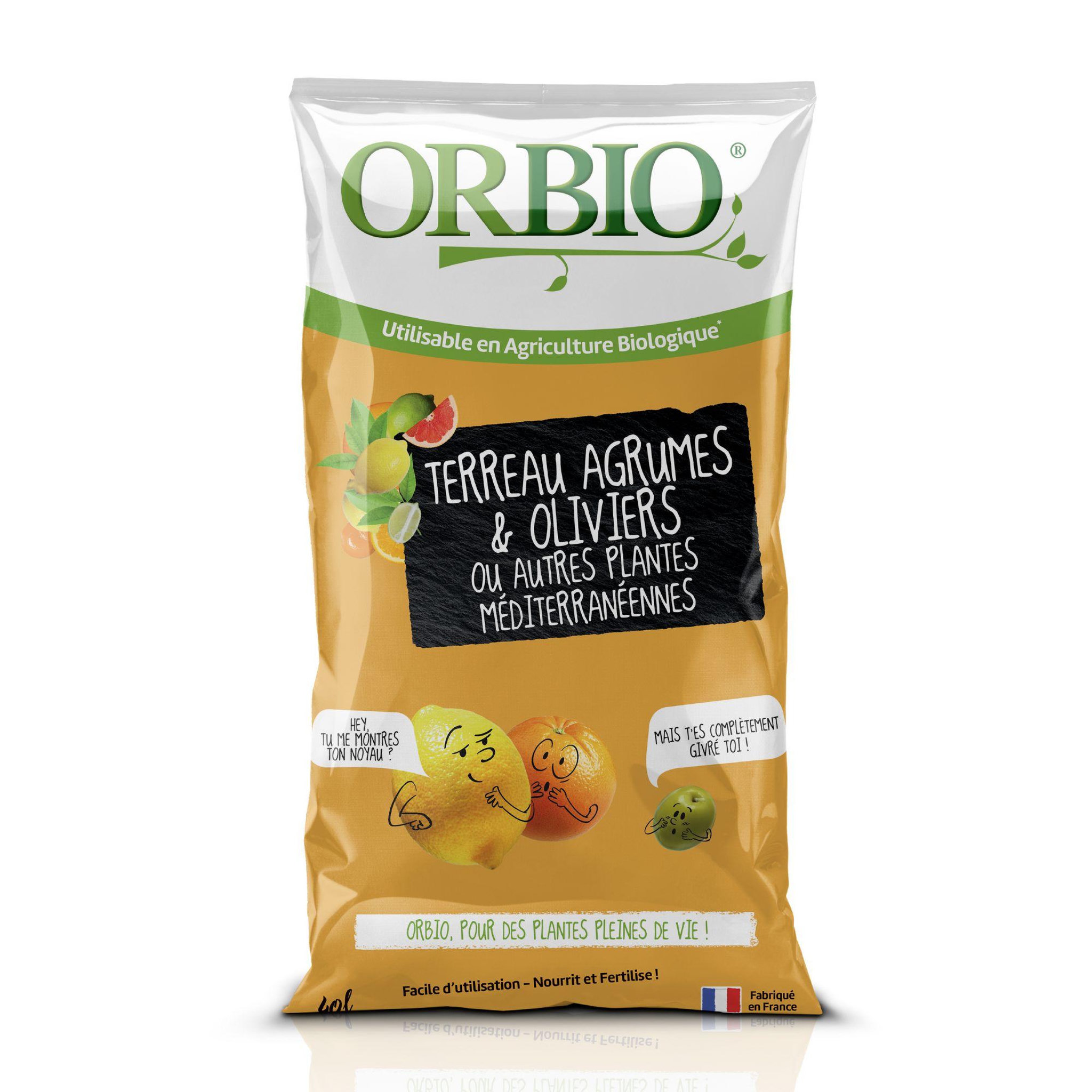Voir la diapositive 4 : ORBIO Terreau agrumes 40l orbio