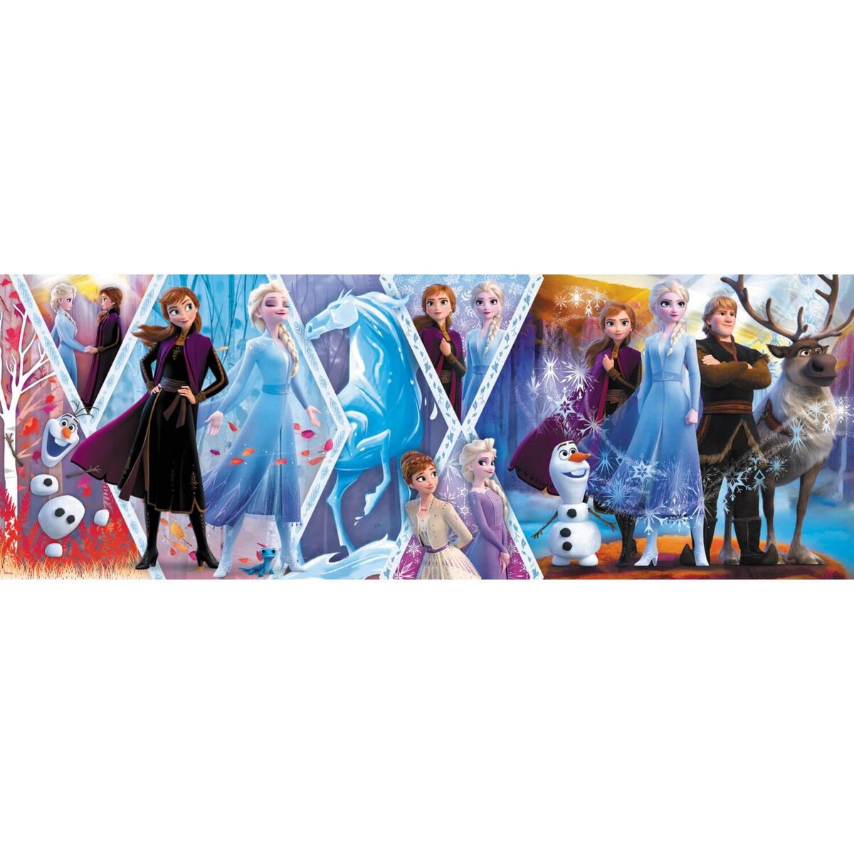 Trefl Puzzle 1000 pièces panoramique : Disney : La Reine des Neiges 2 (Frozen 2)
