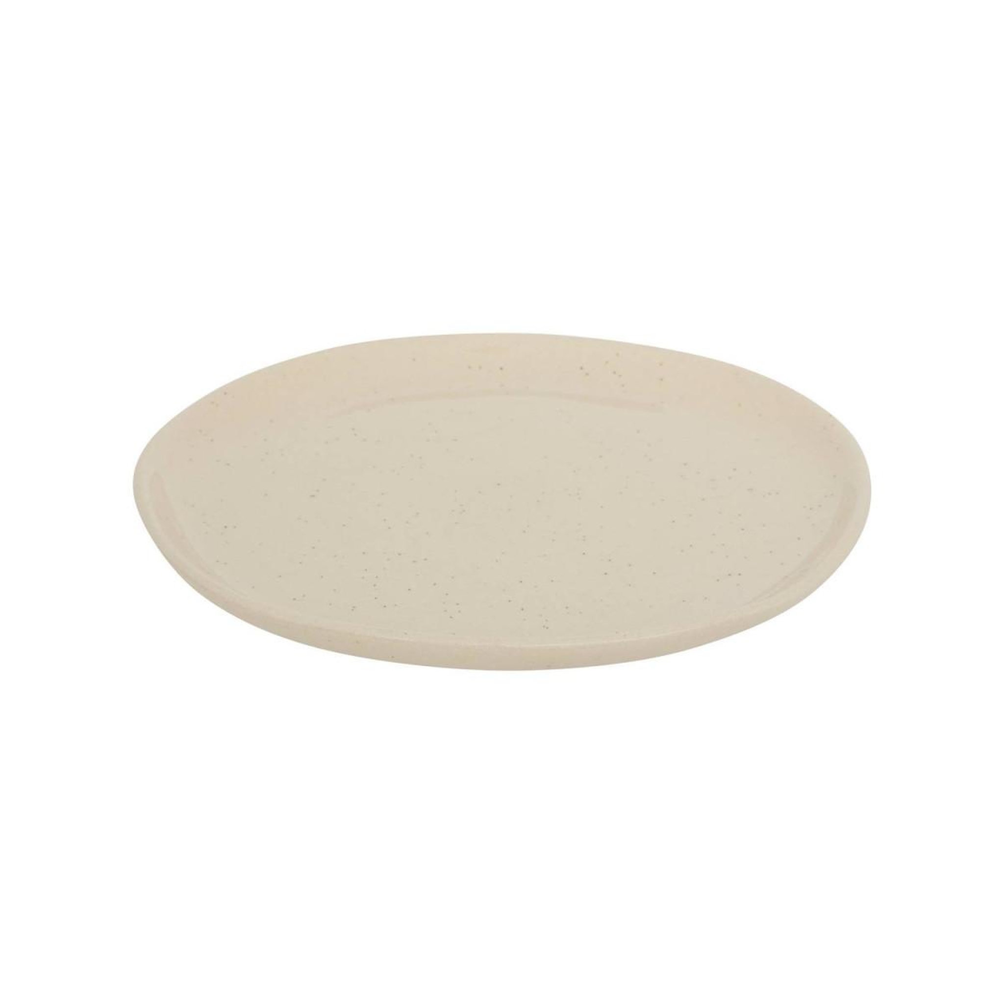 Voir la diapositive 2 : SECRET DE GOURMET Lot de 6 assiettes à dessert en faïence  wonja  21cm crème