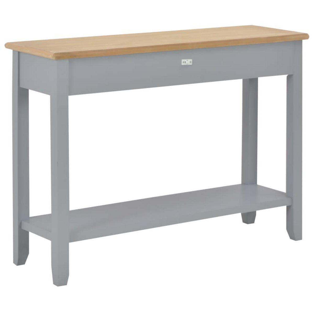 VIDAXL Table console Gris 110x35x80 cm Bois