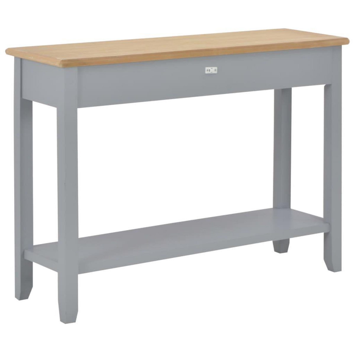 VIDAXL Table console Gris 110x35x80 cm Bois