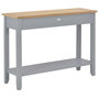 Voir la diapositive 4 : VIDAXL Table console Gris 110x35x80 cm Bois
