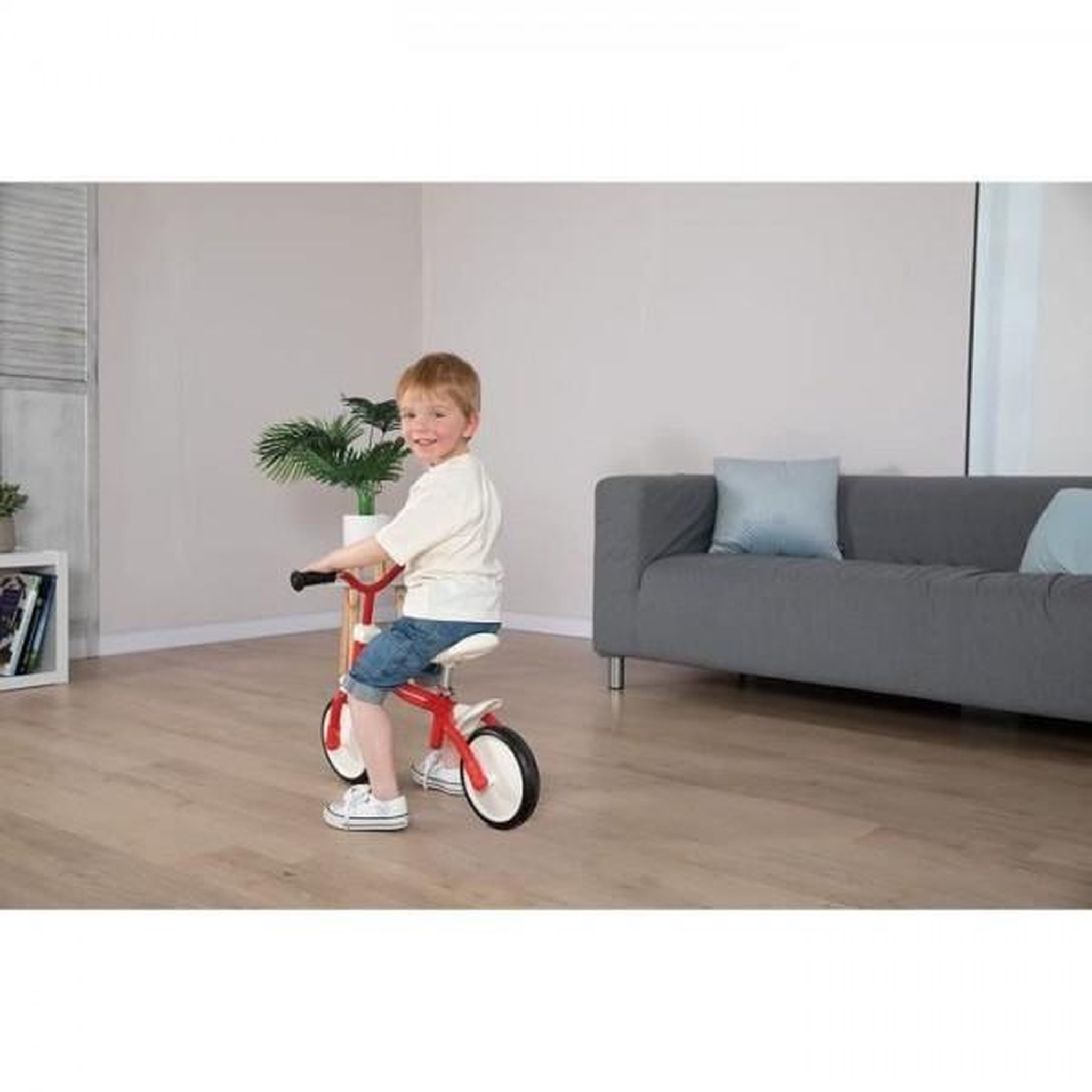 Voir la diapositive 3 : SMOBY Porteur Trotteur Draisienne - Smoby - Rookie - Légere en Métal - Selle Ergonomique - Roues Silencieuses