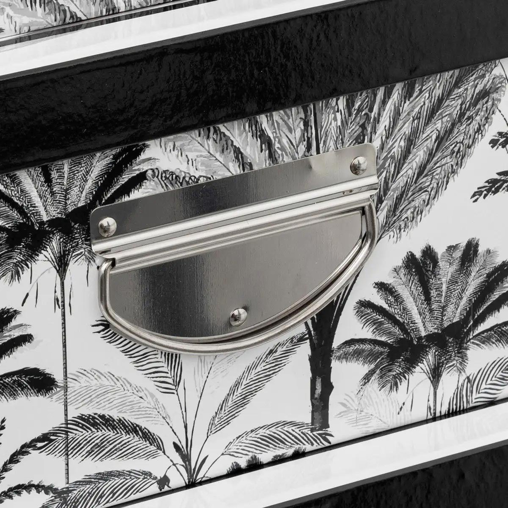 Voir la diapositive 2 : FIVE Lot de 6 boîtes de rangement  dolce vita  48cm noir & blanc