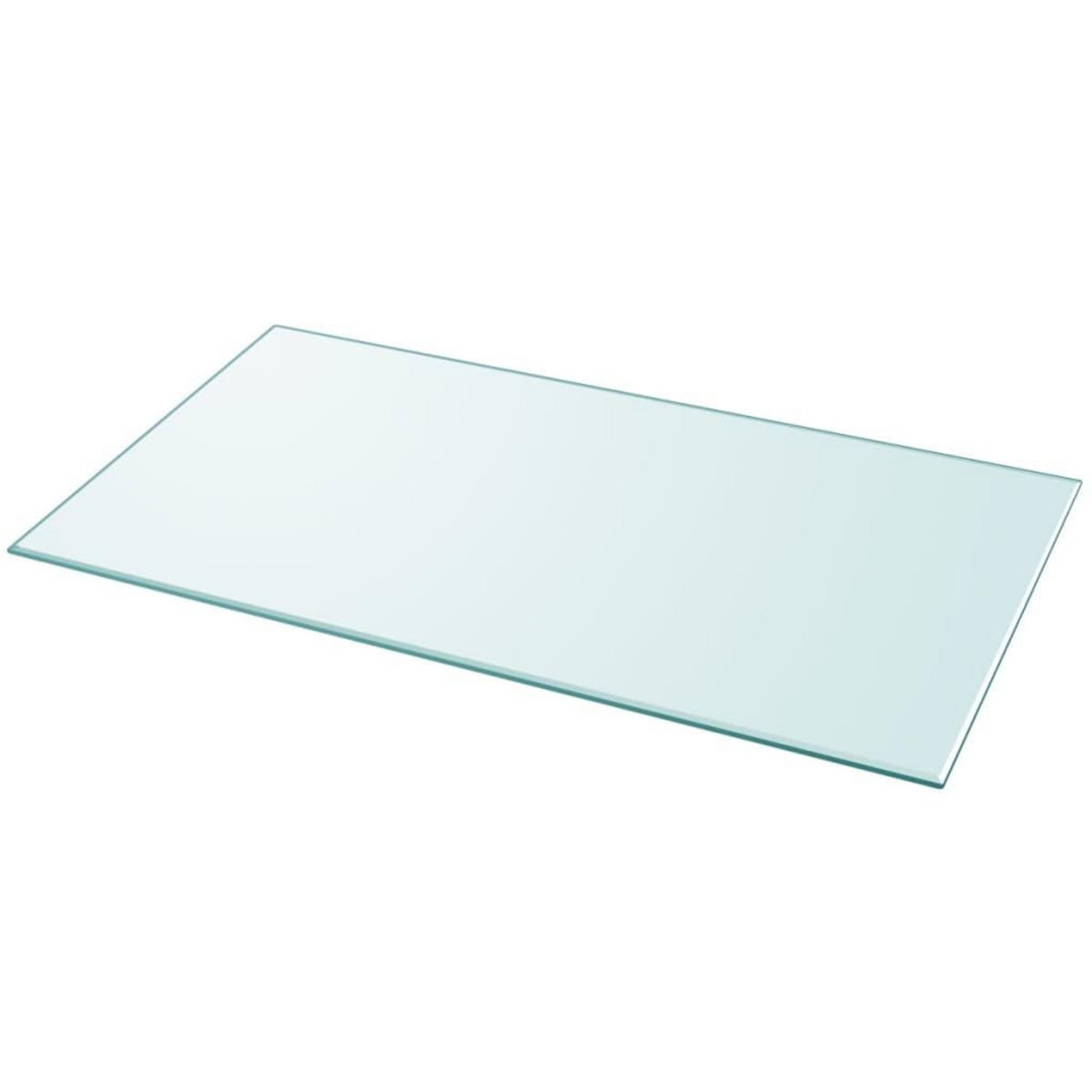 VIDAXL Dessus de table rectangulaire en verre trempe 1200 x 650 mm