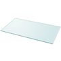 Voir la diapositive 2 : VIDAXL Dessus de table rectangulaire en verre trempe 1200 x 650 mm