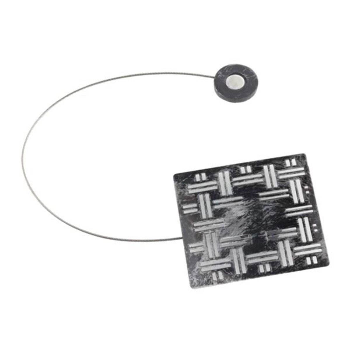 Paris Prix Embrasse de Rideau Aimantée  Moderno  30cm Noir