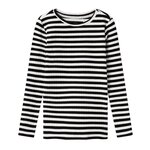 NAME IT T Shirt Manches Longues /Blanc Fille Name it Fsuraja. Coloris disponibles : Noir