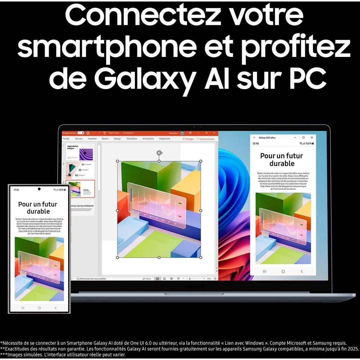 Samsung Ordinateur portable Galaxy Book4 Edge SE