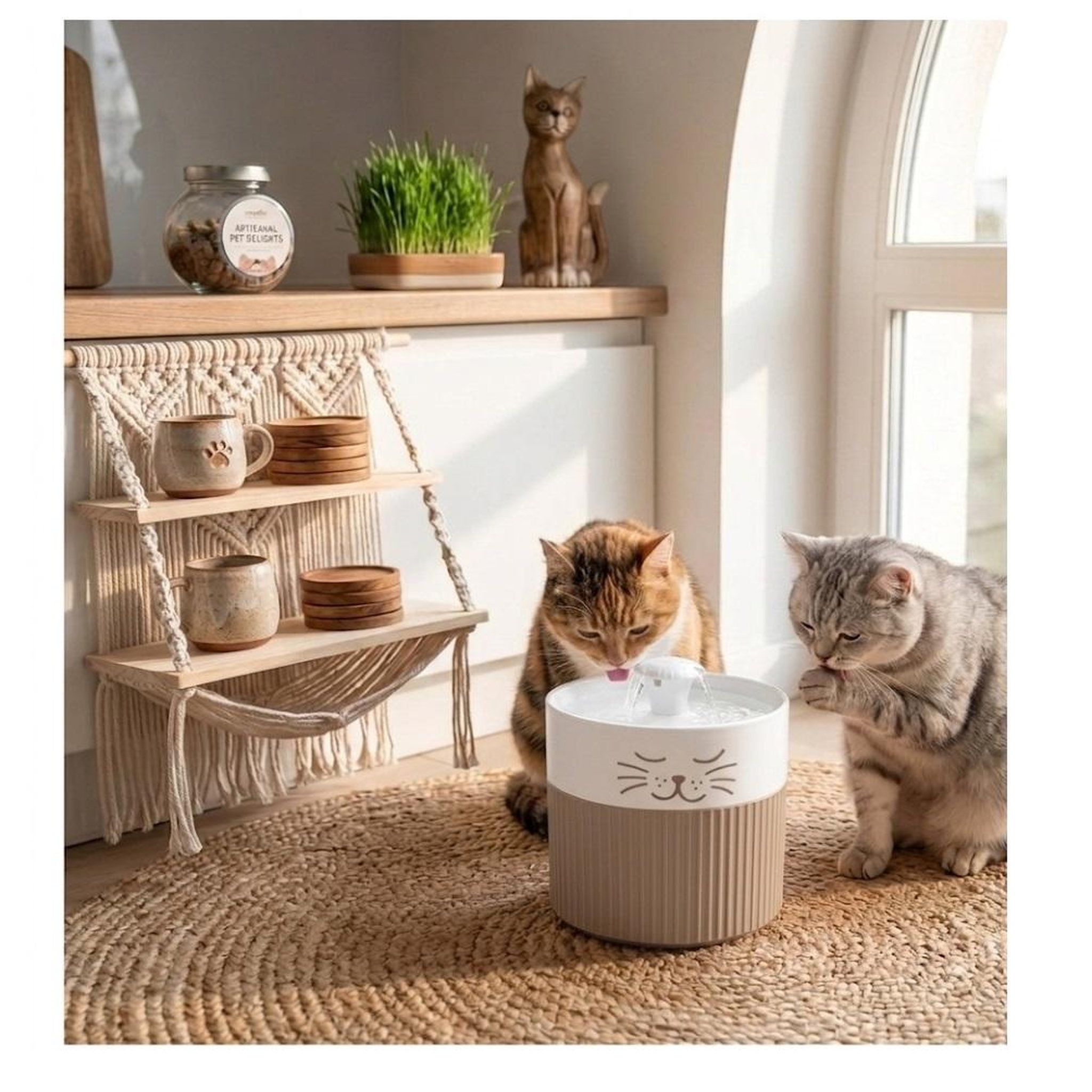 Voir la diapositive 2 : Eden Fontaine a eau mali 2l pour chat et petit chien
