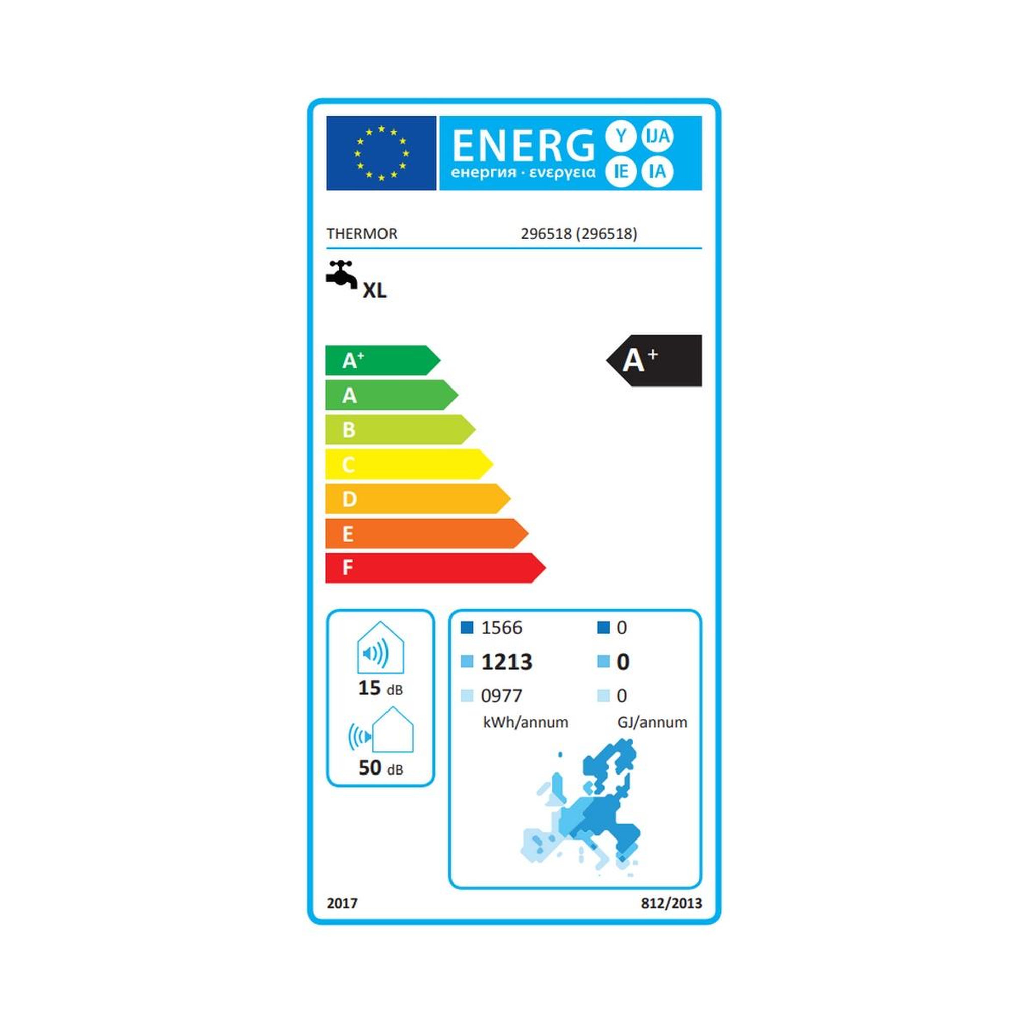 Voir la diapositive 3 : Thermor Chauffe-eau thermodynamique 270l vertical sur socle - 296518