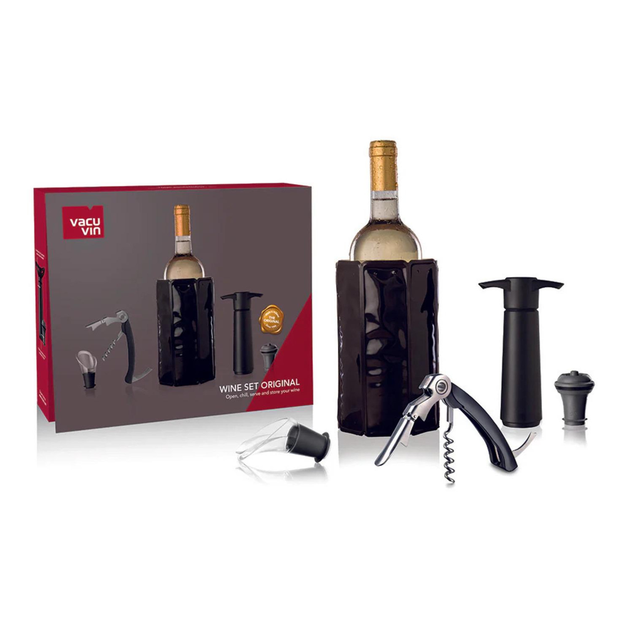 Voir la diapositive 2 : Vacu vin Coffret vin 5 pièces - 3890260