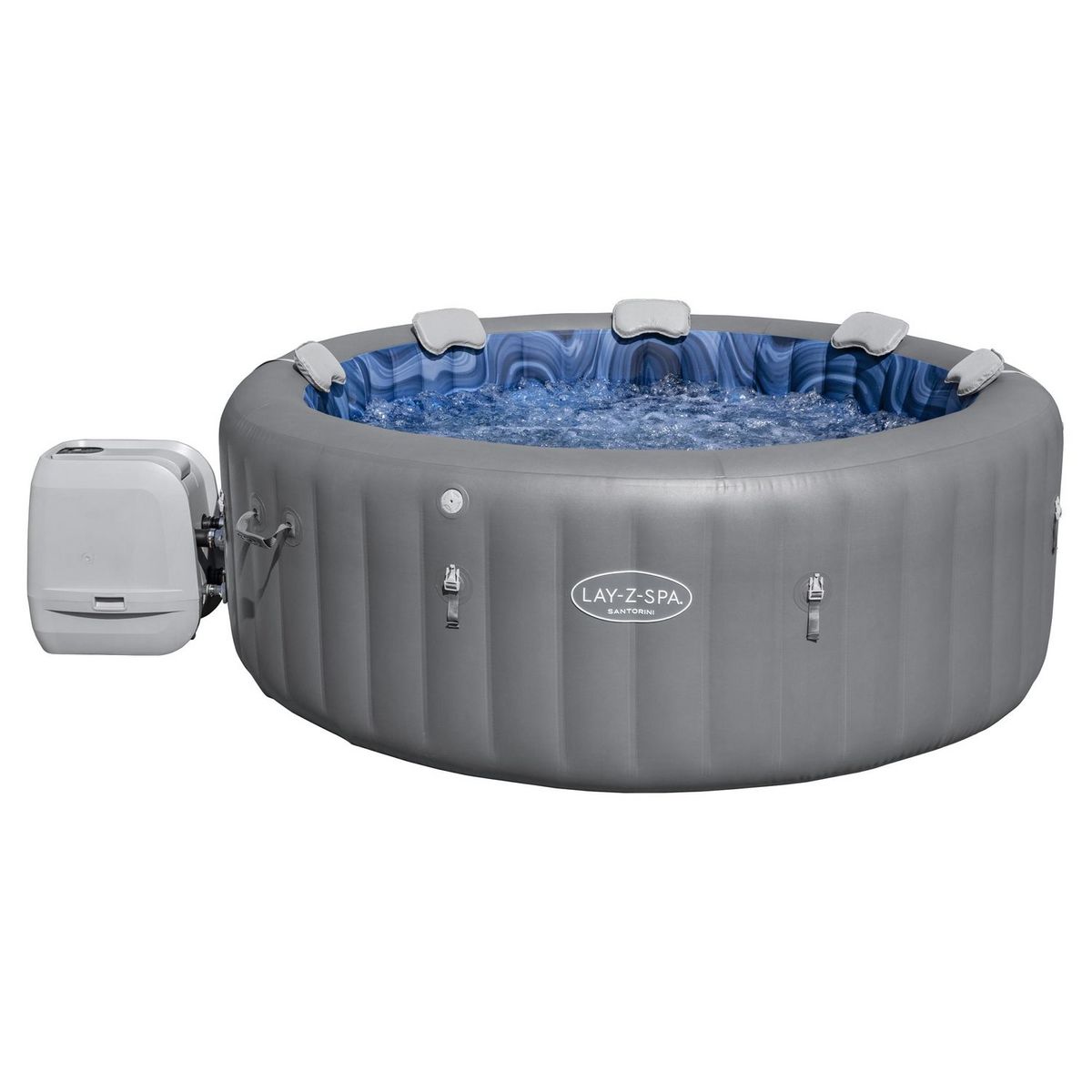 BESTWAY Spa gonflable rond - 5/7 personnes - 216x80cm SANTORINI