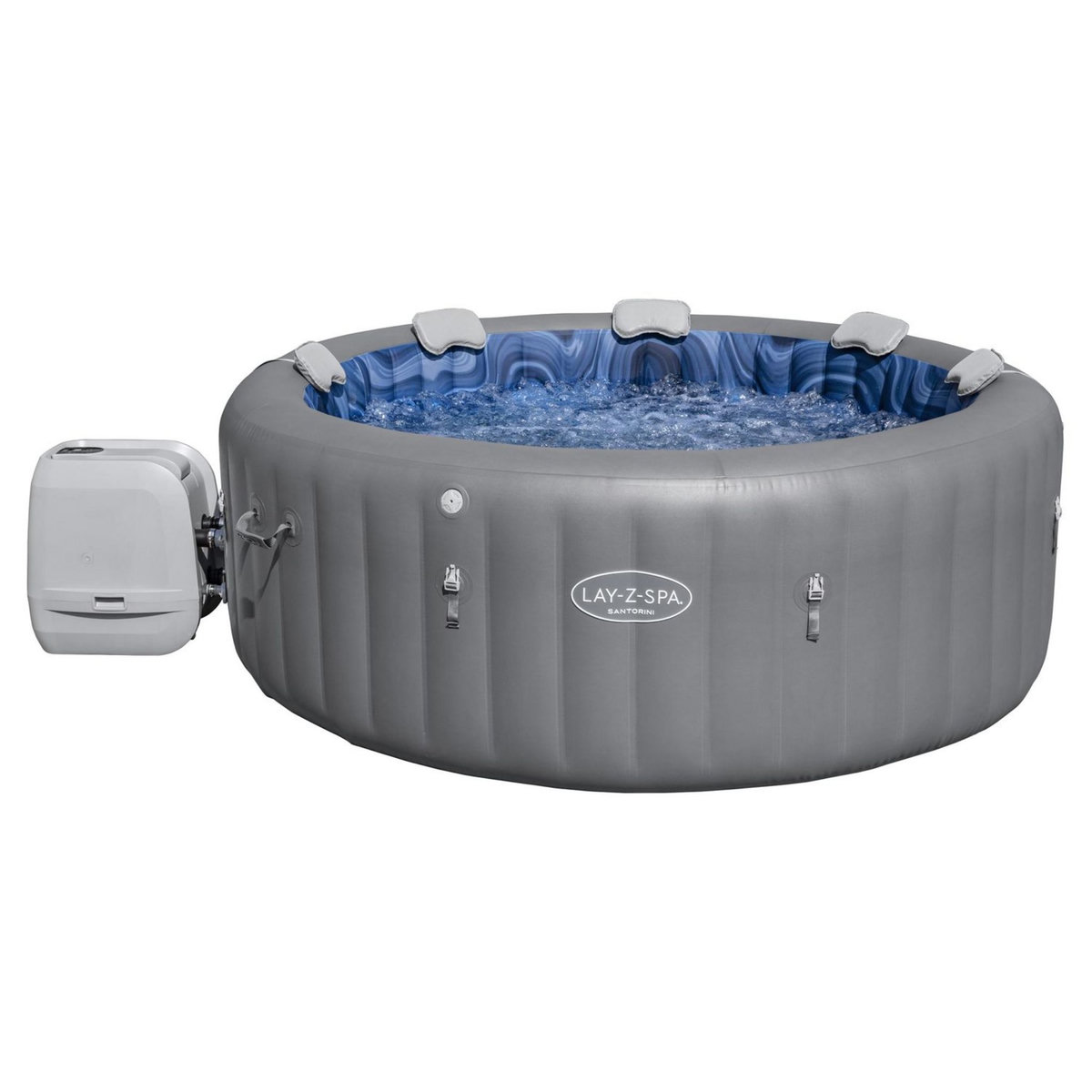 BESTWAY Spa gonflable rond - 5/7 personnes - 216x80cm SANTORINI
