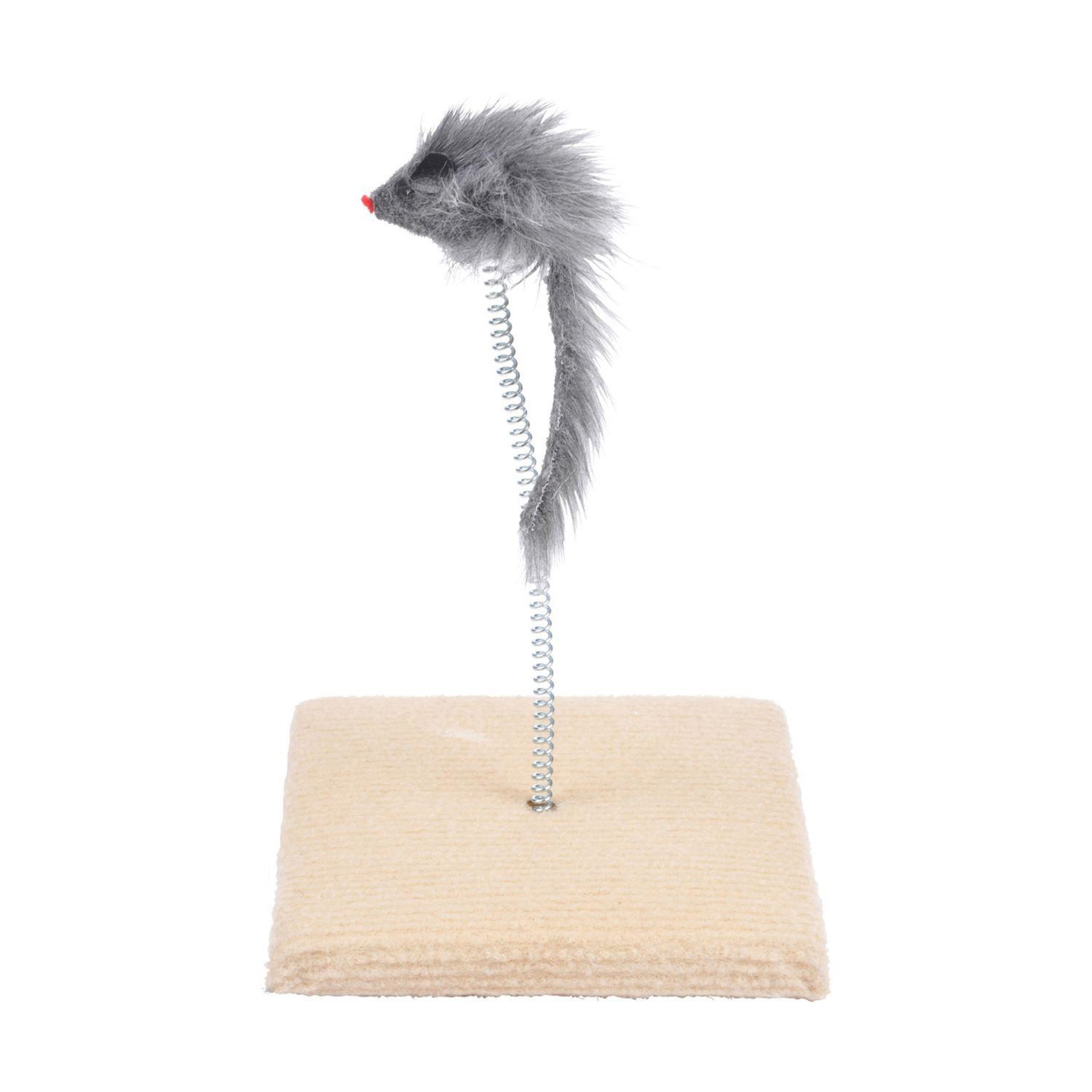 LOVE STORY Souris sur ressort jouet pour chat
