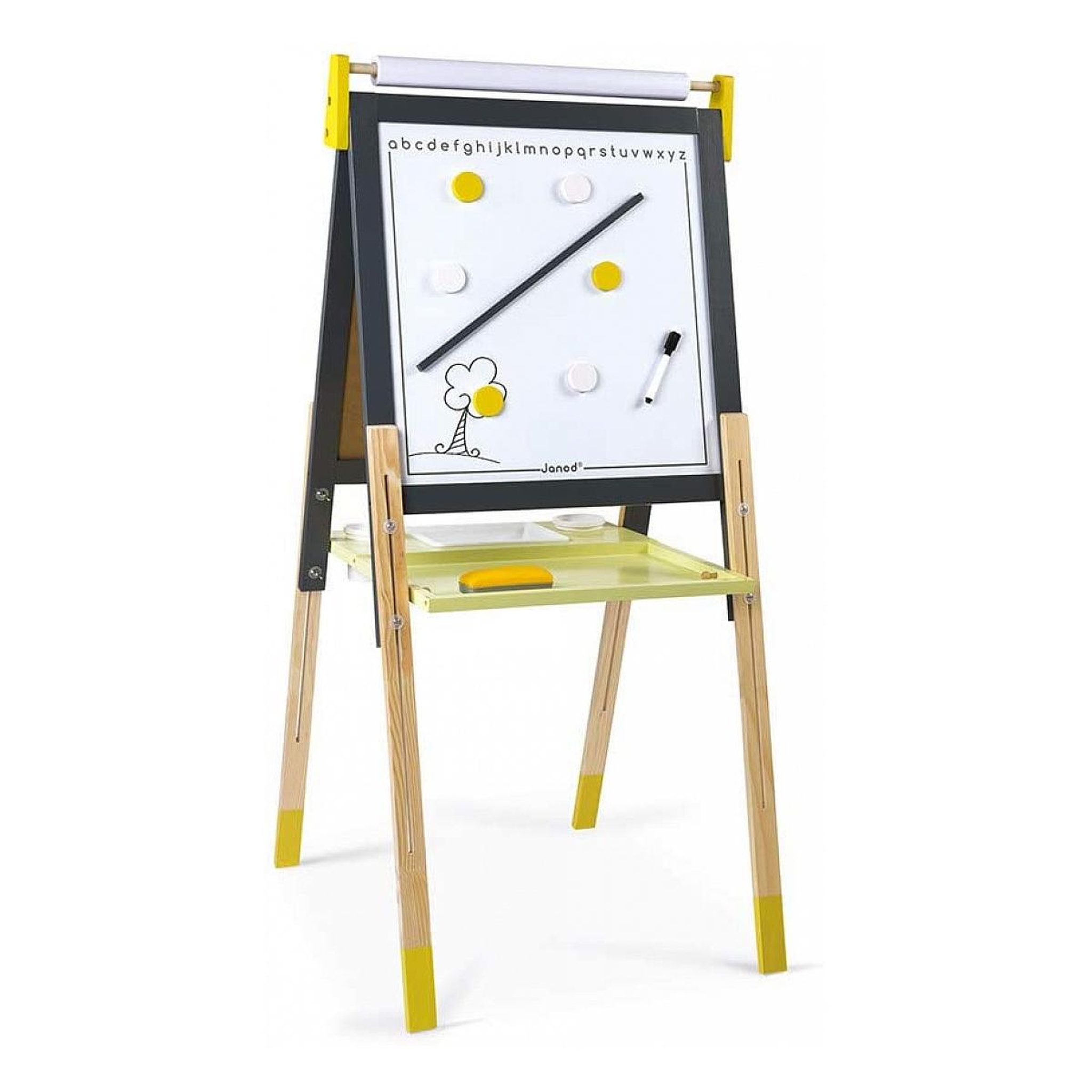 JANOD Tableau reglable gris jaune