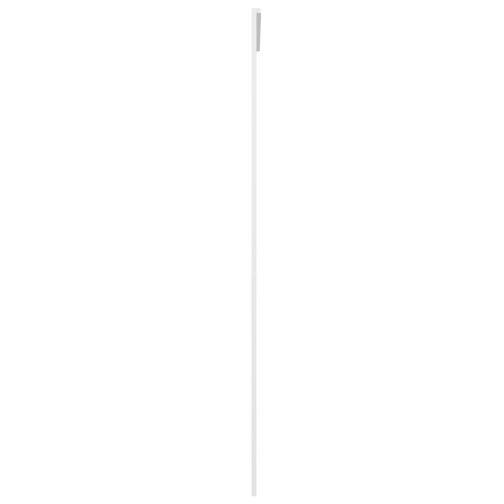 Voir la diapositive 4 : VIDAXL Porte coulissante Verre ESG depoli et aluminium 90x205 cm Blanc