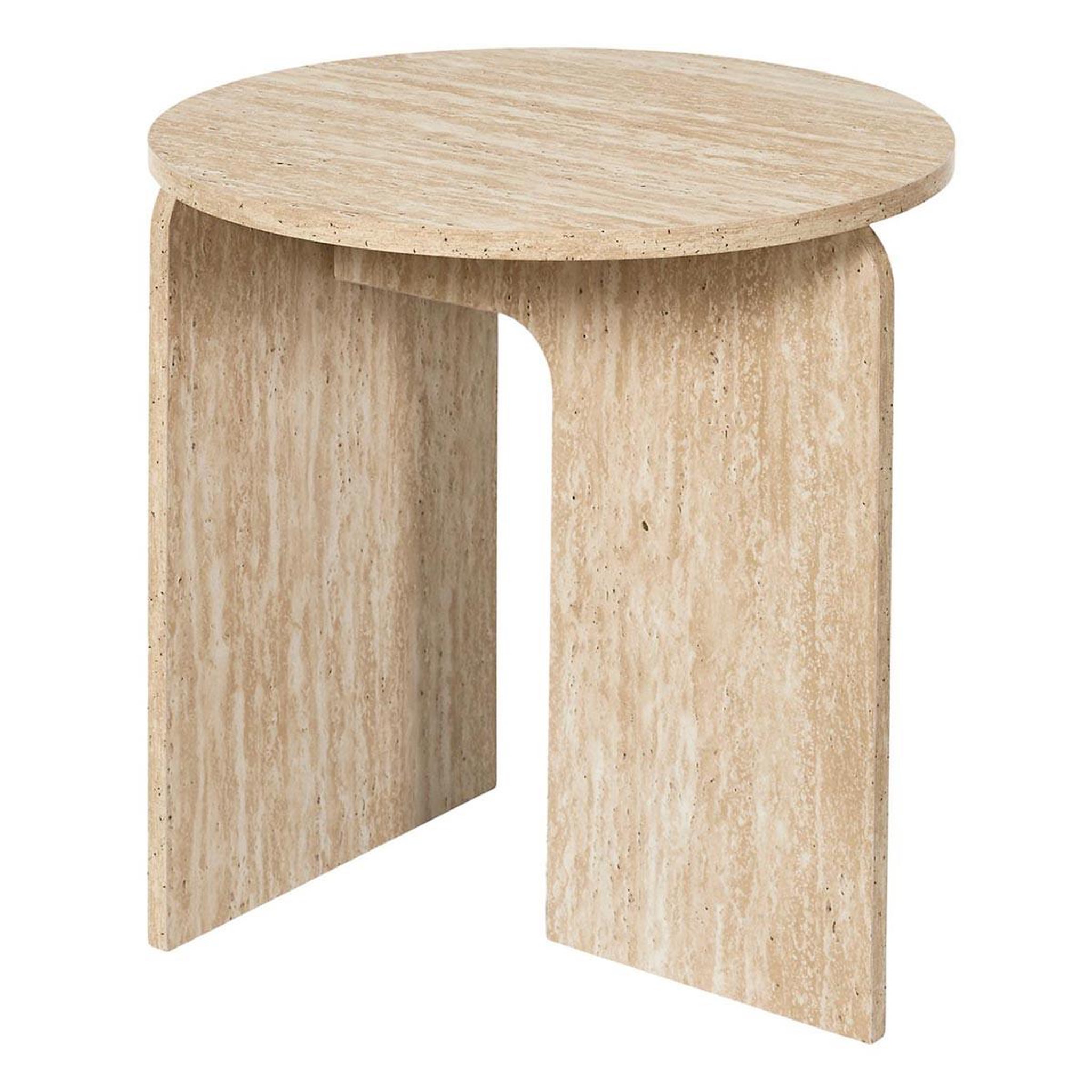 The Home Deco Factory Table d'appoint design  pietra  45cm beige