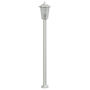 Voir la diapositive 4 : VIDAXL Lampadaires d'exterieur 3 pcs argente 120 cm acier inoxydable