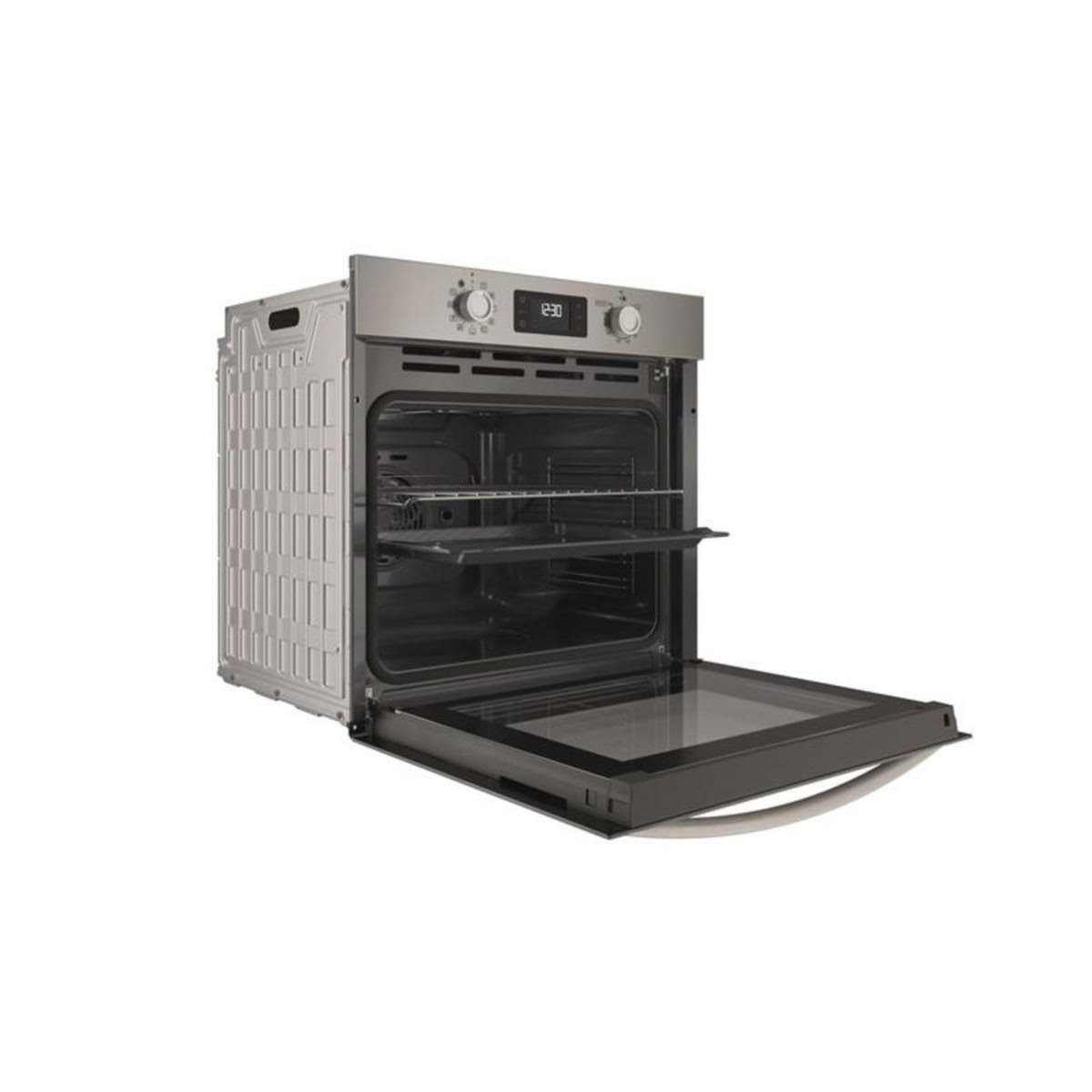 Indesit Four intégrable multifonction 71l 60cm pyrolyse inox - IO278PX