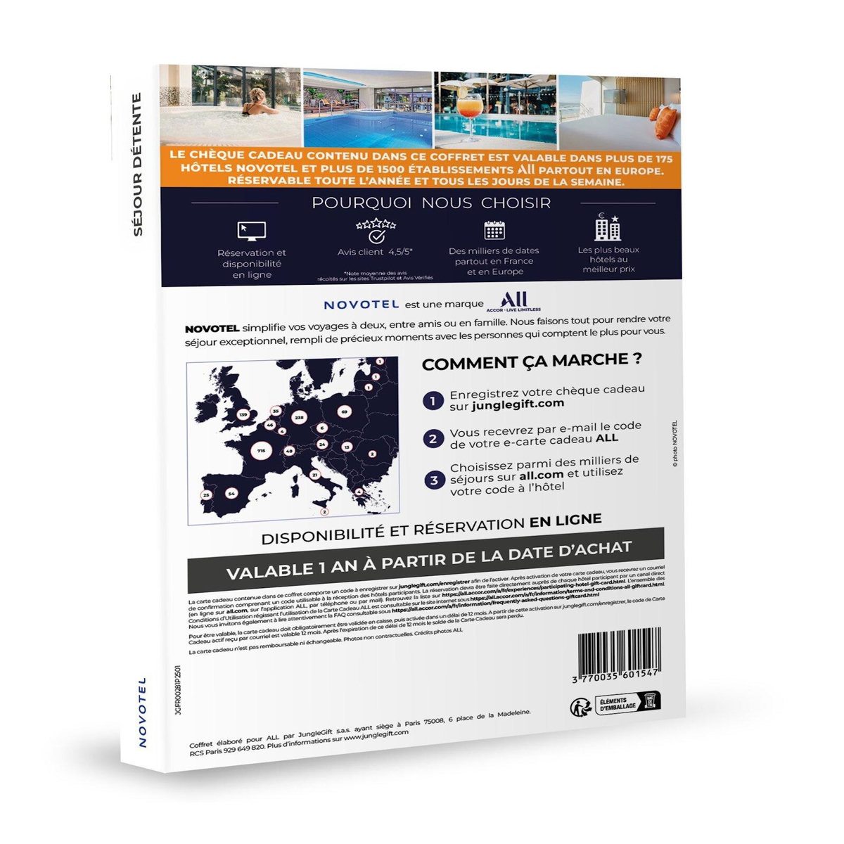 ALL ACCOR Coffret cadeau All-accor - Séjour détente