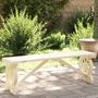 Voir la diapositive 1 : VIDAXL Banc de jardin 115 cm bois de sapin massif