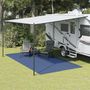 Voir la diapositive 1 : VIDAXL Tapis de tente bleu 5x2,5 m