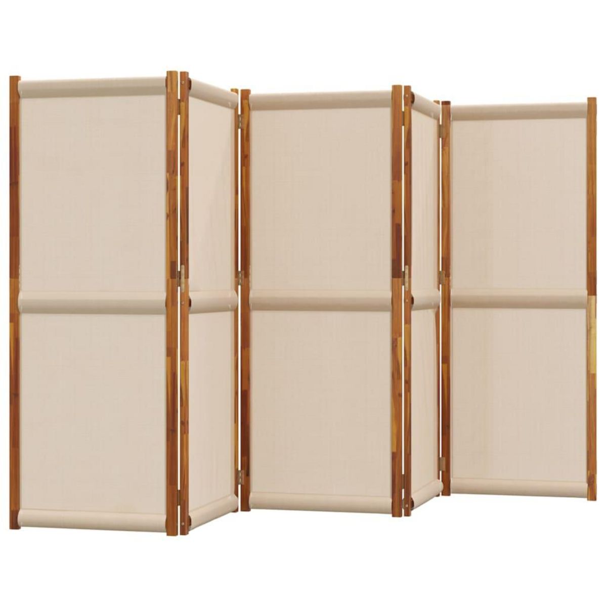 VIDAXL Cloison de separation 5 panneaux taupe 350x180 cm